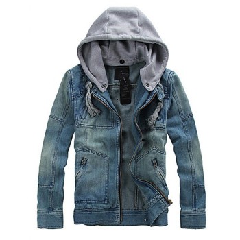 Man Fashion Detachable Denim Jacket Men Sportswear Outdoors Casual Jackets Jeans Jacket Men Plus Size SOUH7