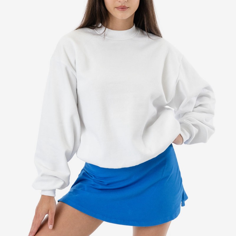 MWF1047 - 10 oz. Mid-weight Poly Cotton Fleece Wide Crewneck