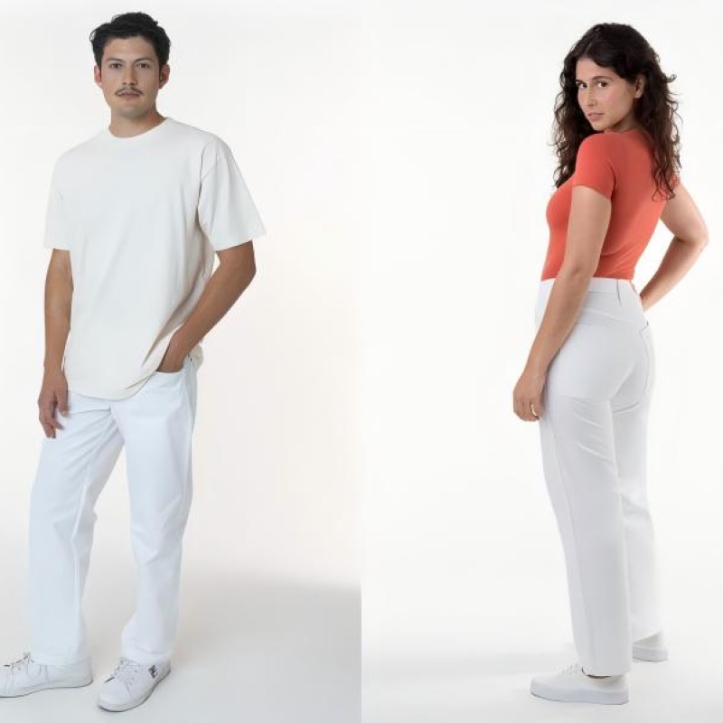 RTWL01 - Twill Work Pants White