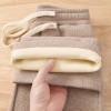 Women's Light Grey Lamb Fleece Wide Leg Pants - High Waisted Loose Fit Convertible Track Pants