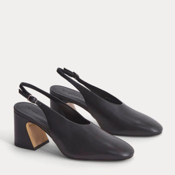 Curved Slingback Heel