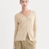 V-neck cardigan