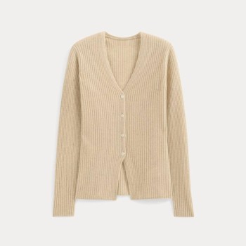 V-neck cardigan