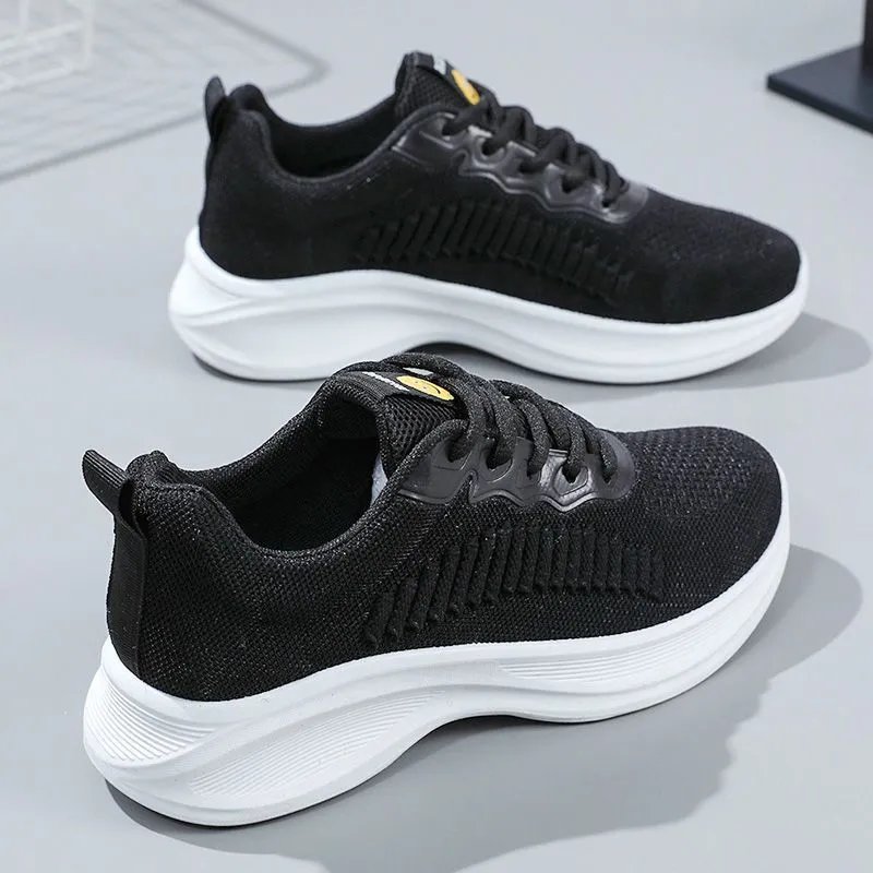 2026 New Women's Casual Running Shoes Lightweight Breathable Anti-slip Mesh Flat Sneakers